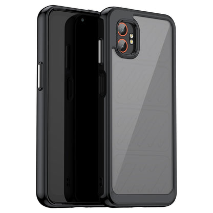 Samsung Galaxy Xcover 7 Pro Acrylic Hybrid TPU Protective Phone Case, Colourful Series Shockproof Cover