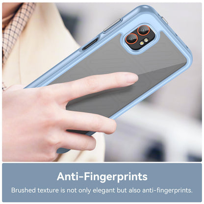 Samsung Galaxy Xcover 7 Pro Acrylic Hybrid TPU Protective Phone Case, Colourful Series Shockproof Cover