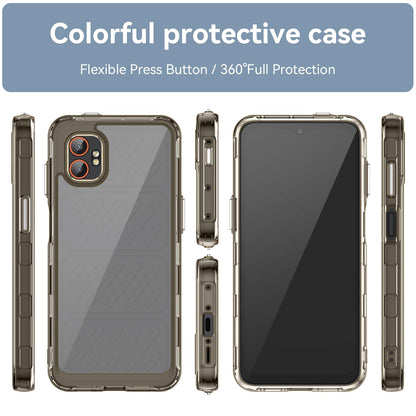 Samsung Galaxy Xcover 7 Pro Acrylic Hybrid TPU Protective Phone Case, Colourful Series Shockproof Cover