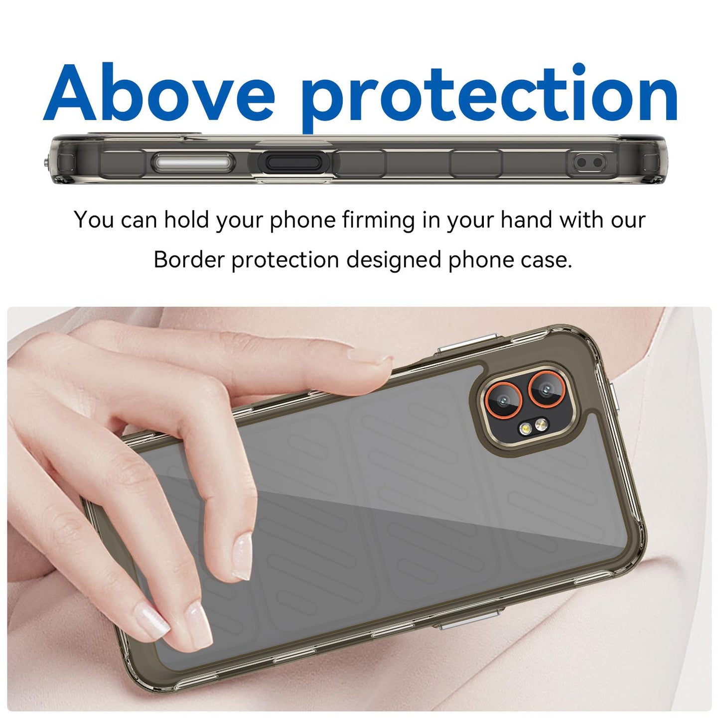 Samsung Galaxy Xcover 7 Pro Acrylic Hybrid TPU Protective Phone Case, Colourful Series Shockproof Cover