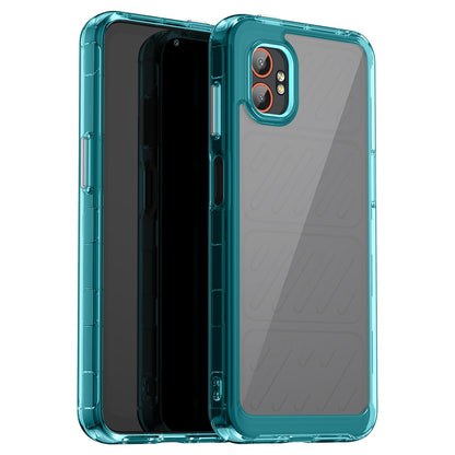 Samsung Galaxy Xcover 7 Pro Acrylic Hybrid TPU Protective Phone Case, Colourful Series Shockproof Cover