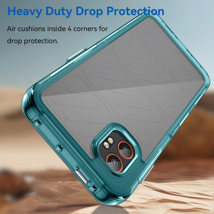 Samsung Galaxy Xcover 7 Pro Acrylic Hybrid TPU Protective Phone Case, Colourful Series Shockproof Cover