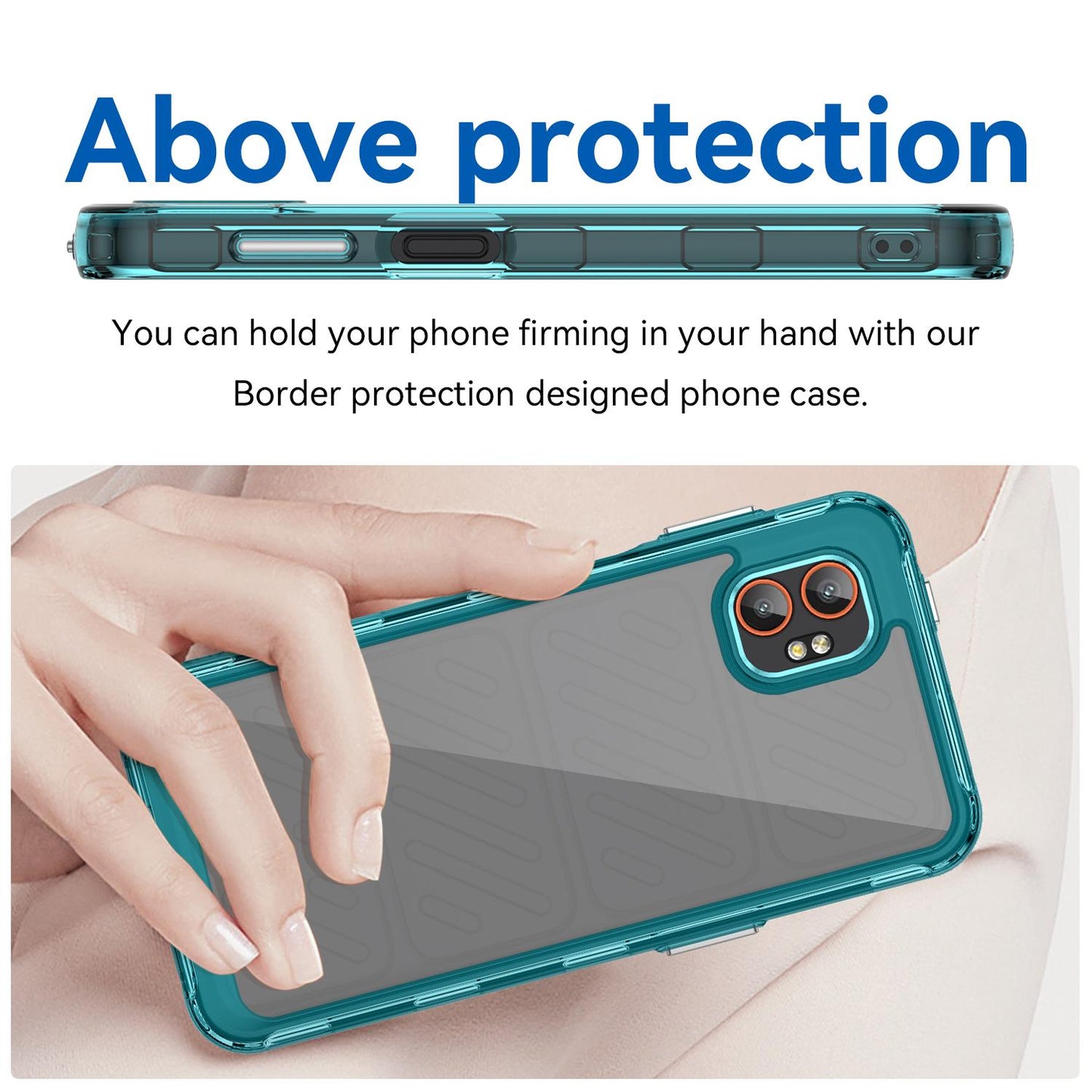 Samsung Galaxy Xcover 7 Pro Acrylic Hybrid TPU Protective Phone Case, Colourful Series Shockproof Cover