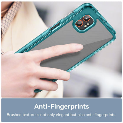 Samsung Galaxy Xcover 7 Pro Acrylic Hybrid TPU Protective Phone Case, Colourful Series Shockproof Cover