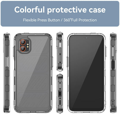 Samsung Galaxy Xcover 7 Pro Acrylic Hybrid TPU Protective Phone Case, Colourful Series Shockproof Cover