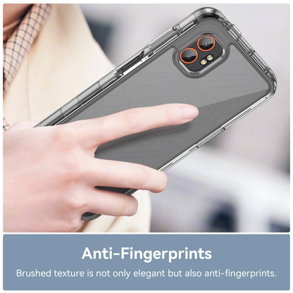 Samsung Galaxy Xcover 7 Pro Acrylic Hybrid TPU Protective Phone Case, Colourful Series Shockproof Cover