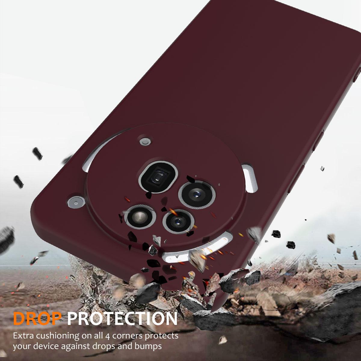 Nothing Phone 3a Pro Shockproof Silicone MagSafe Phone Case with Microfibre Lining Magnetic Cover