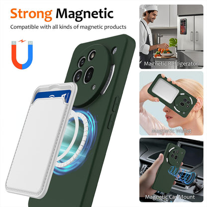 Nothing Phone 3a Pro Shockproof Silicone MagSafe Phone Case with Microfibre Lining Magnetic Cover