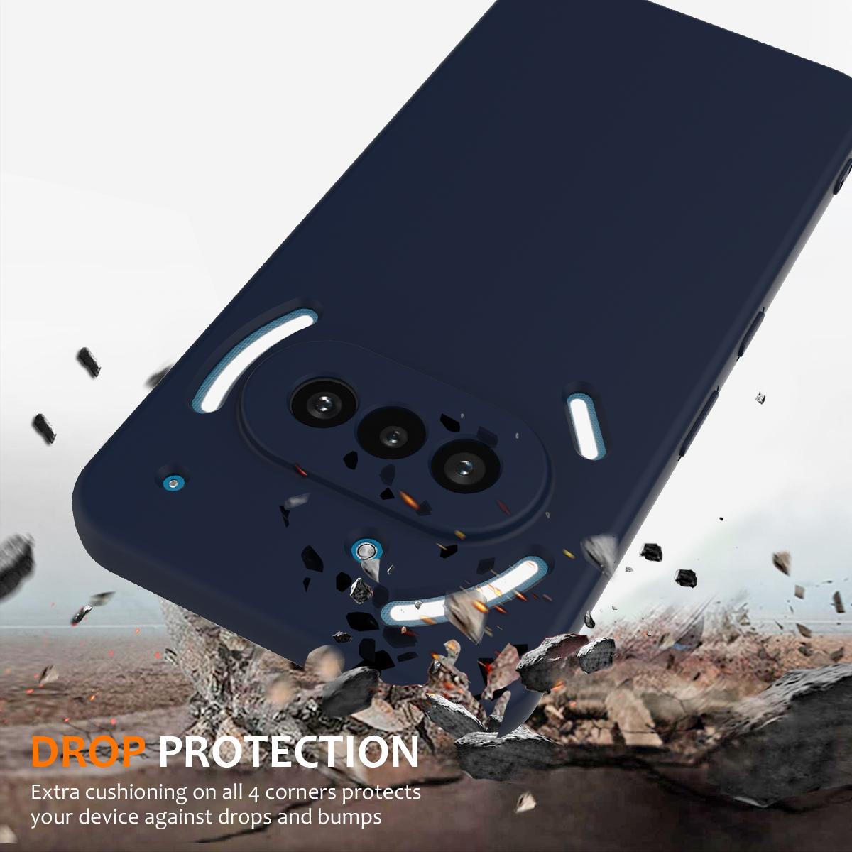Nothing Phone 3a Shockproof Silicone MagSafe Phone Case with Microfibre Lining Magnetic Cover