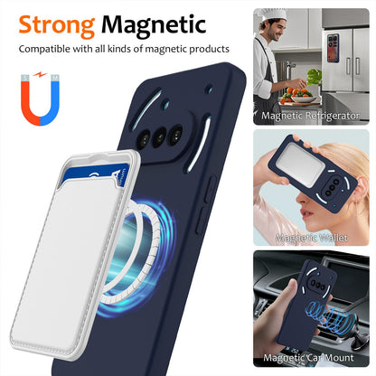 Nothing Phone 3a Shockproof Silicone MagSafe Phone Case with Microfibre Lining Magnetic Cover