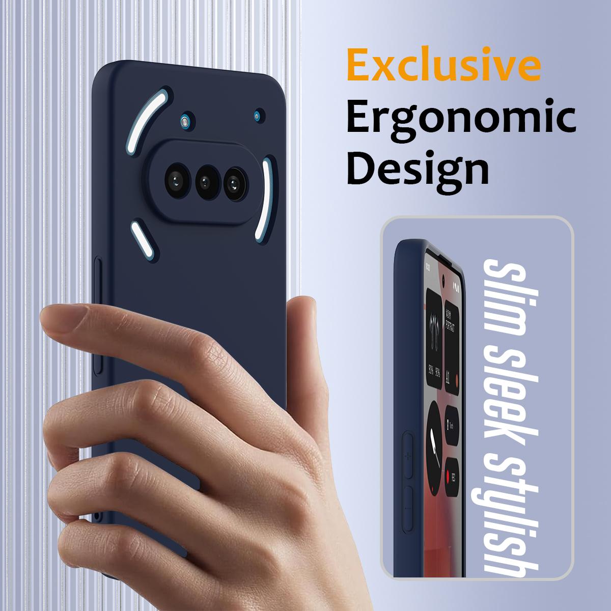 Nothing Phone 3a Shockproof Silicone MagSafe Phone Case with Microfibre Lining Magnetic Cover
