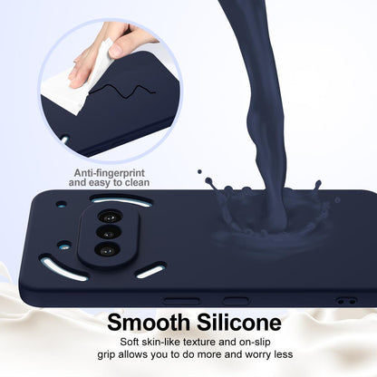 Nothing Phone 3a Shockproof Silicone MagSafe Phone Case with Microfibre Lining Magnetic Cover