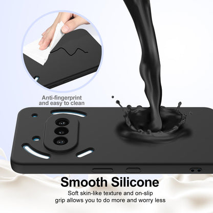 Nothing Phone 3a Shockproof Silicone MagSafe Phone Case with Microfibre Lining Magnetic Cover
