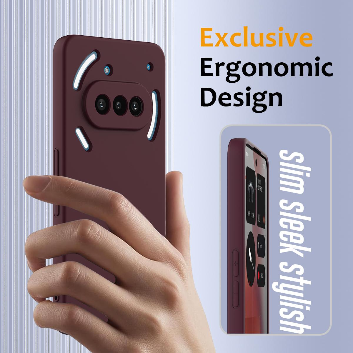 Nothing Phone 3a Shockproof Silicone MagSafe Phone Case with Microfibre Lining Magnetic Cover