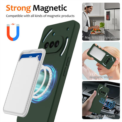 Nothing Phone 3a Shockproof Silicone MagSafe Phone Case with Microfibre Lining Magnetic Cover