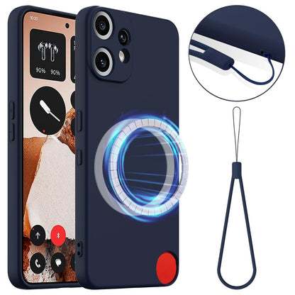 Nothing CMF Phone 2 Pro Shockproof Silicone MagSafe Phone Case with Microfibre Lining Magnetic Cover