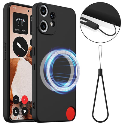 Nothing CMF Phone 2 Pro Shockproof Silicone MagSafe Phone Case with Microfibre Lining Magnetic Cover