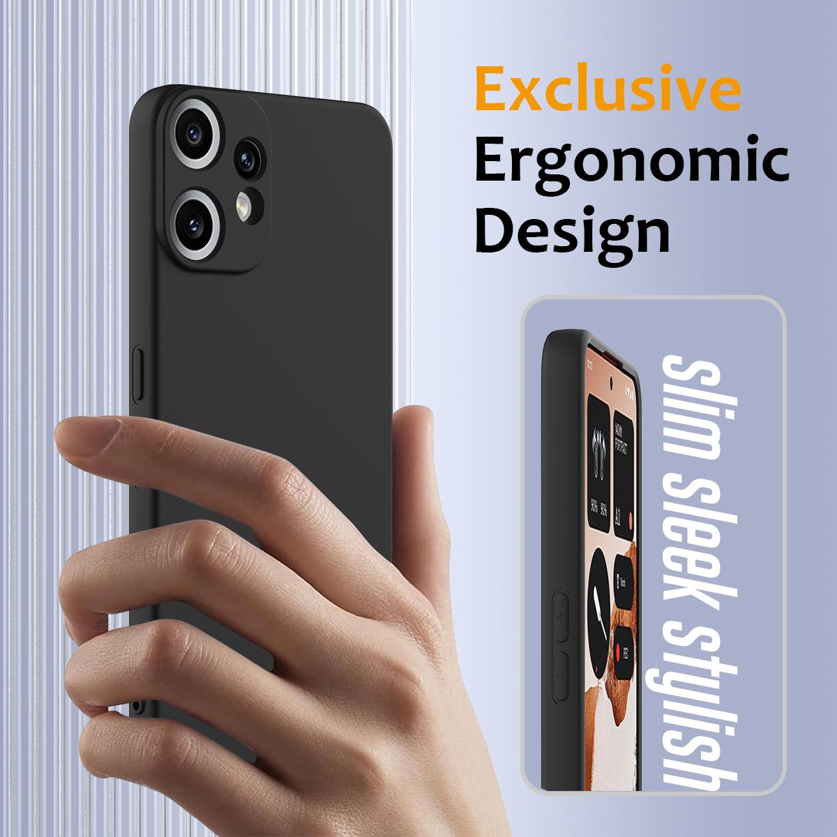 Nothing CMF Phone 2 Pro Shockproof Silicone MagSafe Phone Case with Microfibre Lining Magnetic Cover