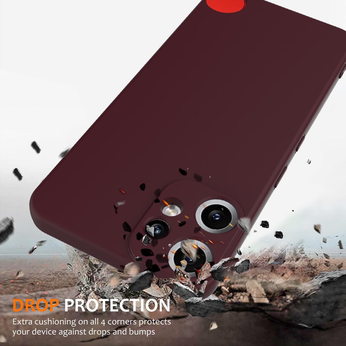 Nothing CMF Phone 2 Pro Shockproof Silicone MagSafe Phone Case with Microfibre Lining Magnetic Cover