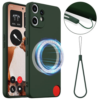 Nothing CMF Phone 2 Pro Shockproof Silicone MagSafe Phone Case with Microfibre Lining Magnetic Cover