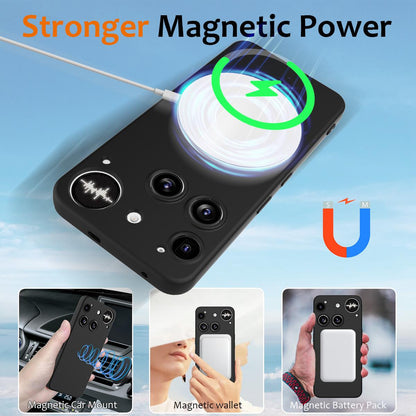Nothing Phone 3 Shockproof Silicone MagSafe Phone Case with Microfibre Lining Magnetic Cover