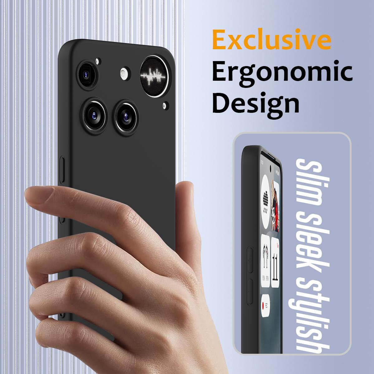 Nothing Phone 3 Shockproof Silicone MagSafe Phone Case with Microfibre Lining Magnetic Cover
