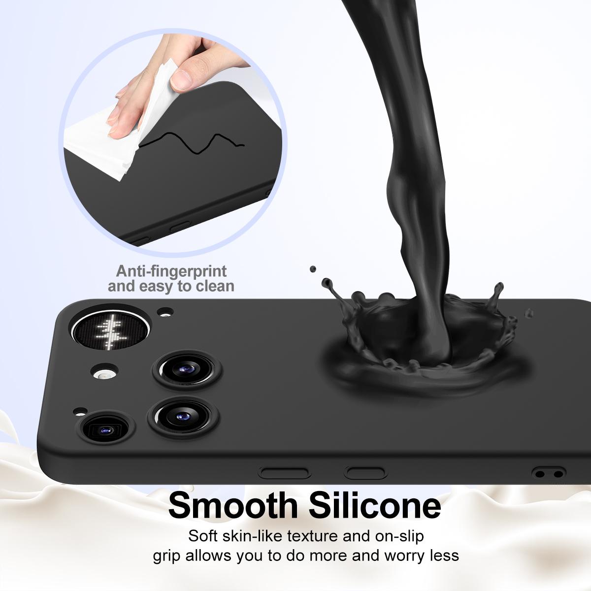 Nothing Phone 3 Shockproof Silicone MagSafe Phone Case with Microfibre Lining Magnetic Cover