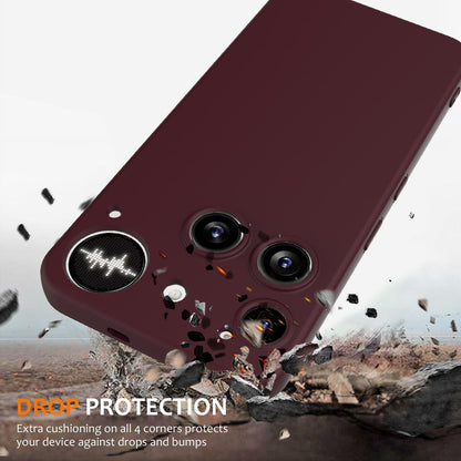 Nothing Phone 3 Shockproof Silicone MagSafe Phone Case with Microfibre Lining Magnetic Cover