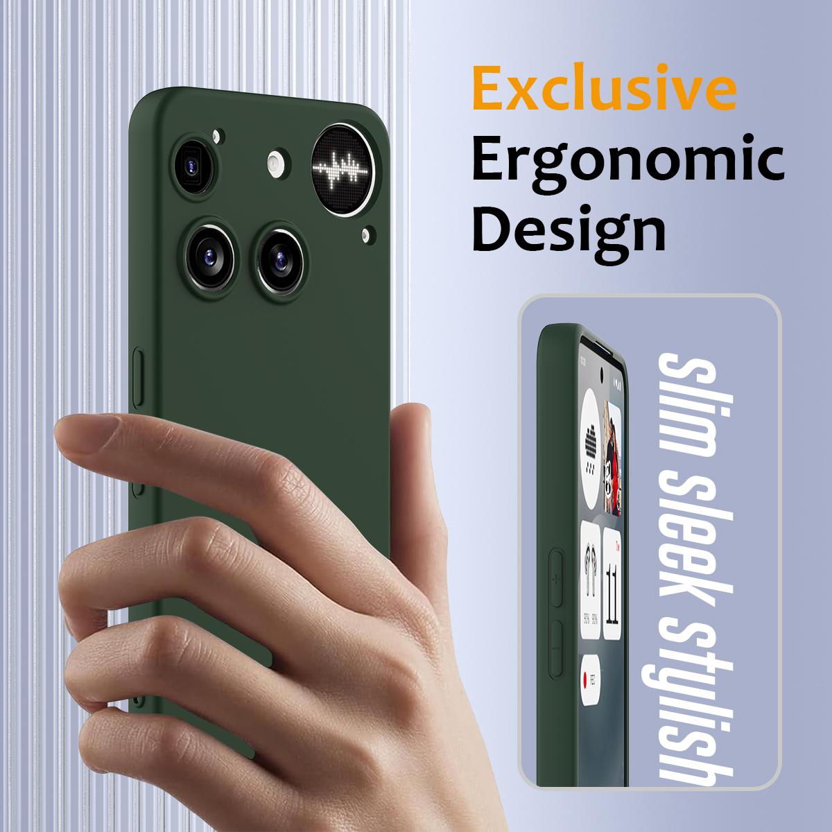 Nothing Phone 3 Shockproof Silicone MagSafe Phone Case with Microfibre Lining Magnetic Cover