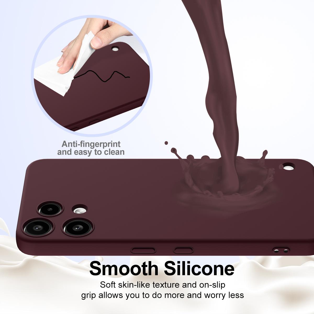 Nothing Phone 3a Lite Shockproof Silicone MagSafe Phone Case with Microfibre Lining Magnetic Cover