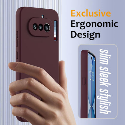 Nothing Phone 4a Shockproof Silicone MagSafe Phone Case with Microfibre Lining Magnetic Cover