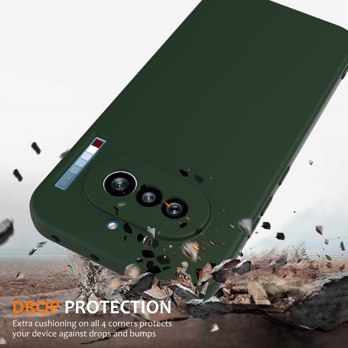 Nothing Phone 4a Shockproof Silicone MagSafe Phone Case with Microfibre Lining Magnetic Cover