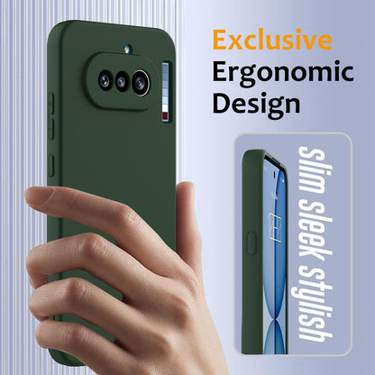 Nothing Phone 4a Shockproof Silicone MagSafe Phone Case with Microfibre Lining Magnetic Cover