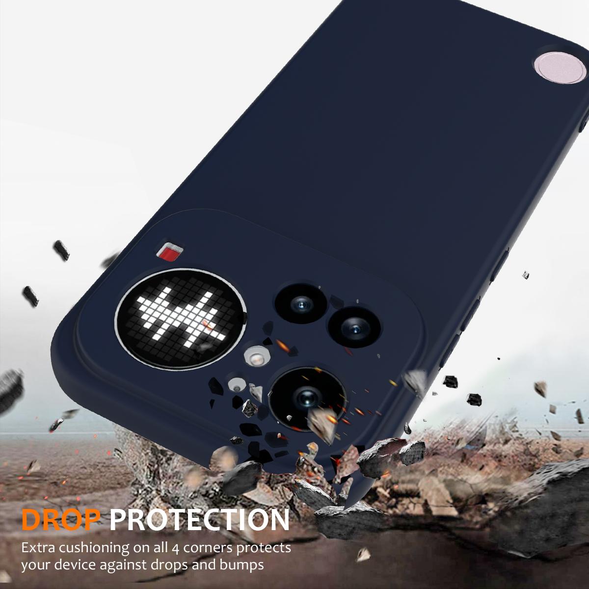 Nothing Phone 4a Pro Shockproof Silicone MagSafe Phone Case with Microfibre Lining Magnetic Cover