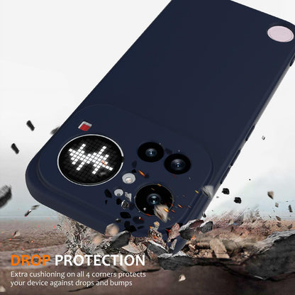 Nothing Phone 4a Pro Shockproof Silicone MagSafe Phone Case with Microfibre Lining Magnetic Cover