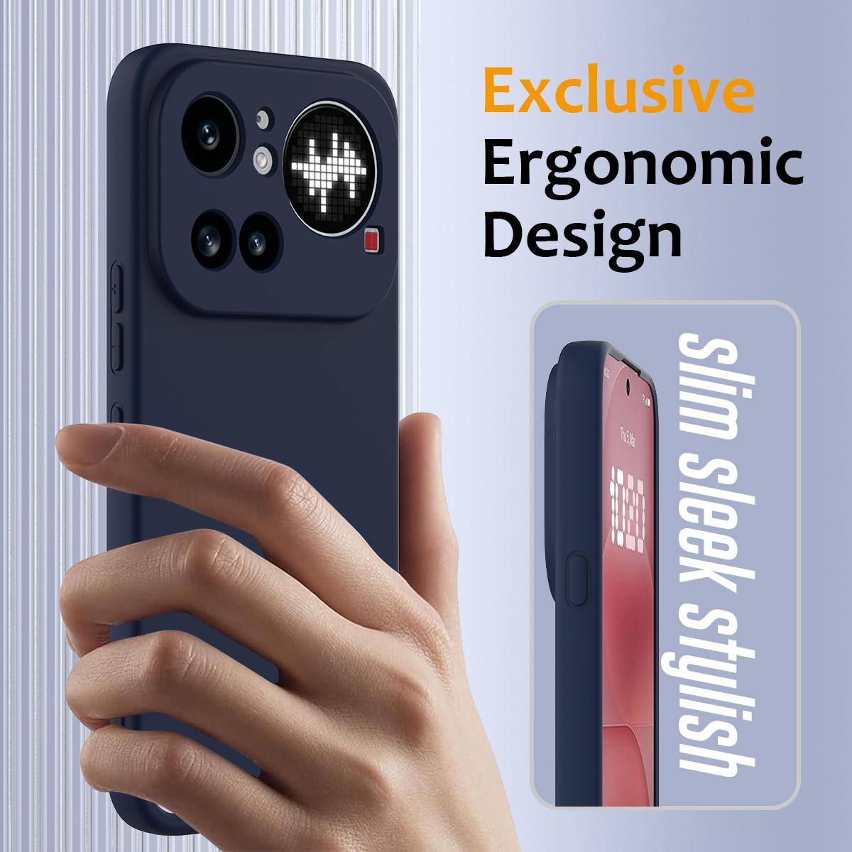 Nothing Phone 4a Pro Shockproof Silicone MagSafe Phone Case with Microfibre Lining Magnetic Cover