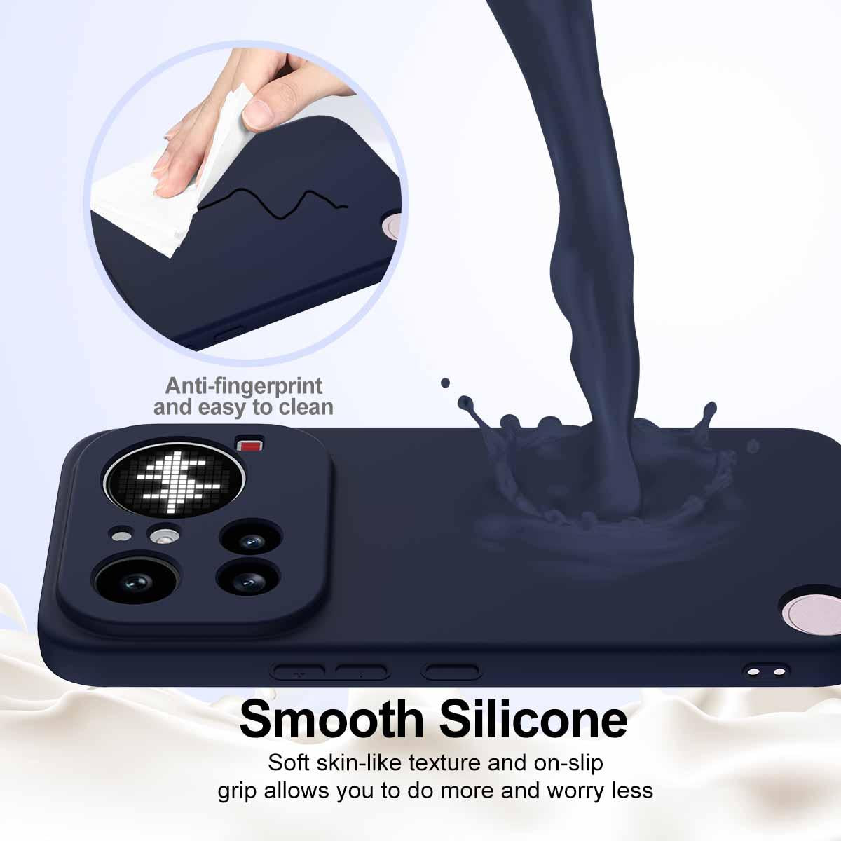 Nothing Phone 4a Pro Shockproof Silicone MagSafe Phone Case with Microfibre Lining Magnetic Cover