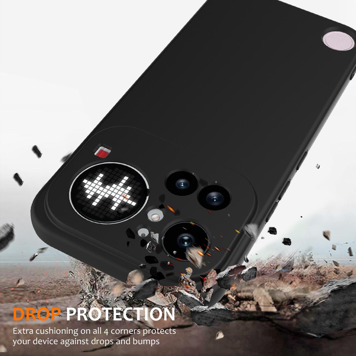 Nothing Phone 4a Pro Shockproof Silicone MagSafe Phone Case with Microfibre Lining Magnetic Cover