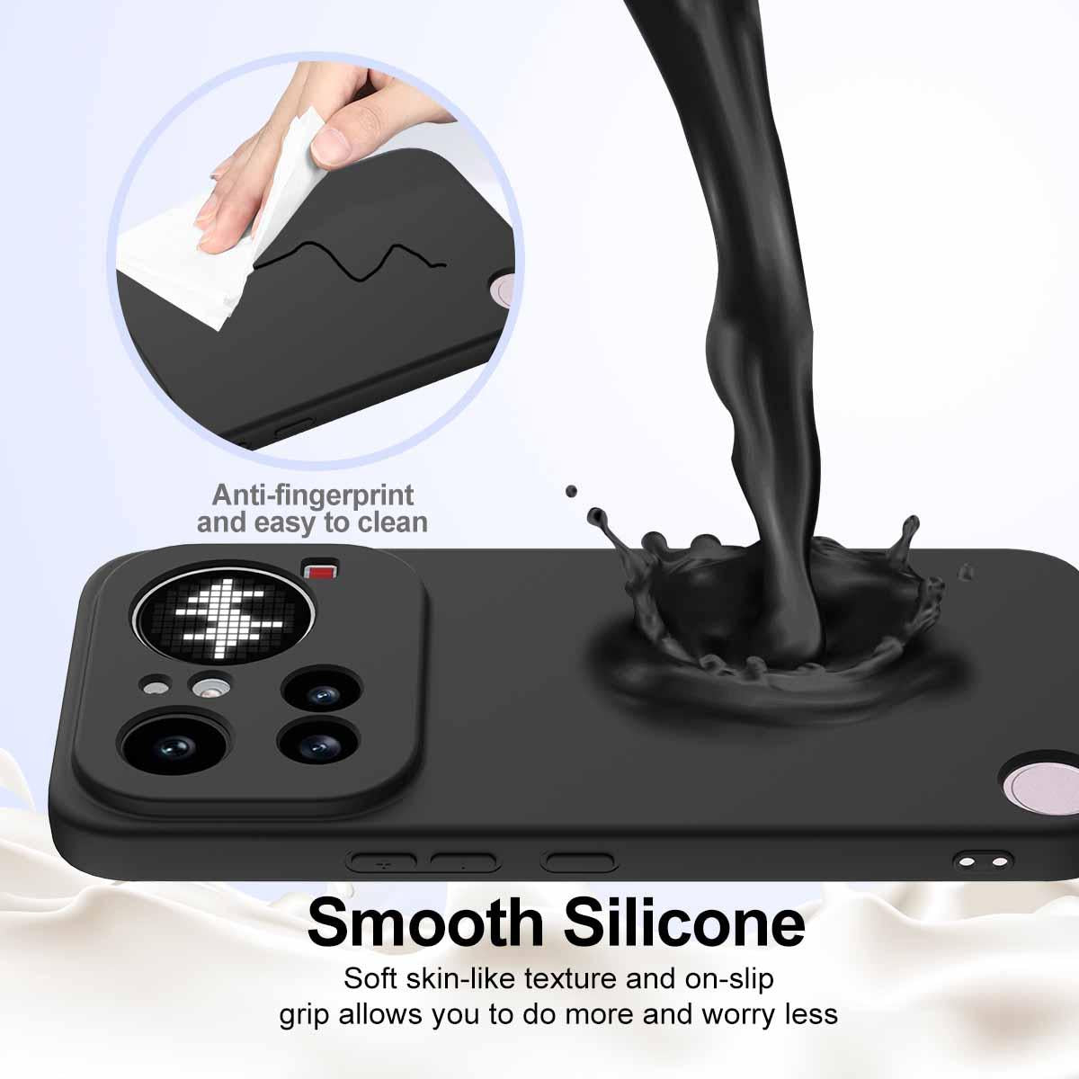 Nothing Phone 4a Pro Shockproof Silicone MagSafe Phone Case with Microfibre Lining Magnetic Cover
