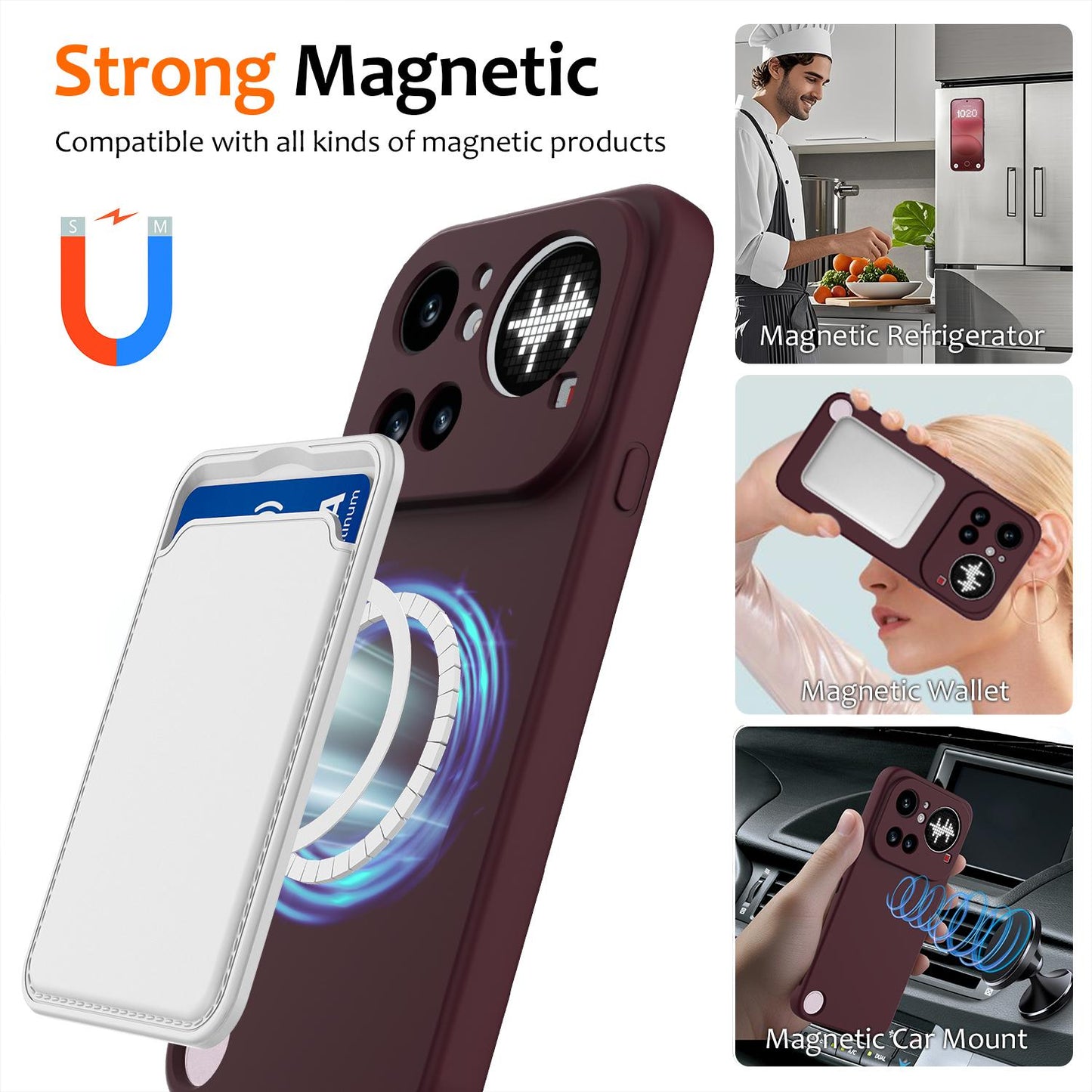 Nothing Phone 4a Pro Shockproof Silicone MagSafe Phone Case with Microfibre Lining Magnetic Cover