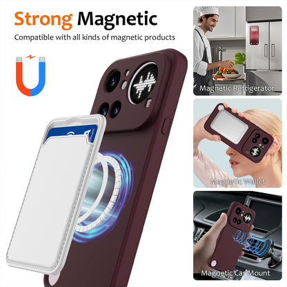 Nothing Phone 4a Pro Shockproof Silicone MagSafe Phone Case with Microfibre Lining Magnetic Cover