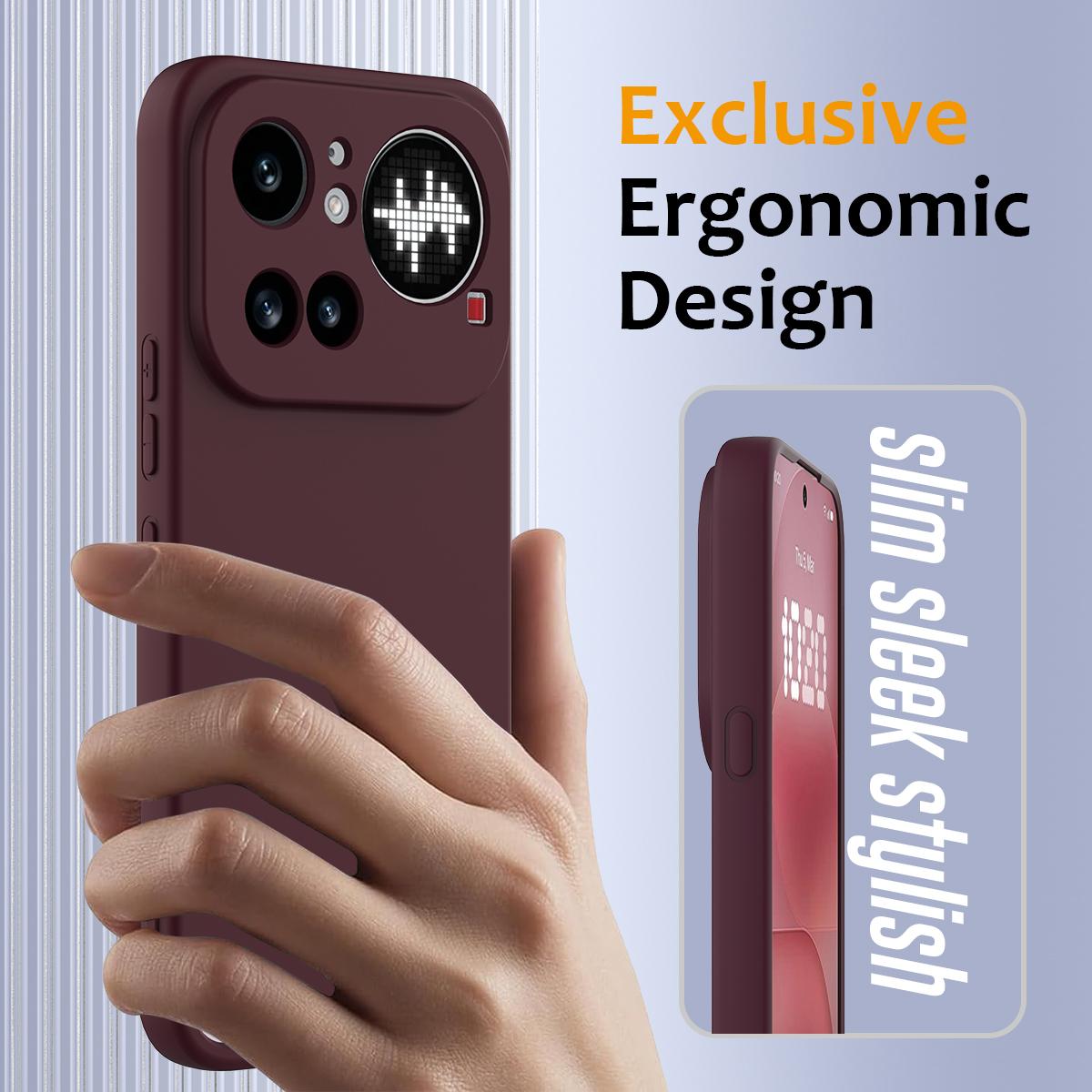 Nothing Phone 4a Pro Shockproof Silicone MagSafe Phone Case with Microfibre Lining Magnetic Cover