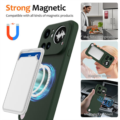 Nothing Phone 4a Pro Shockproof Silicone MagSafe Phone Case with Microfibre Lining Magnetic Cover