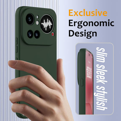Nothing Phone 4a Pro Shockproof Silicone MagSafe Phone Case with Microfibre Lining Magnetic Cover