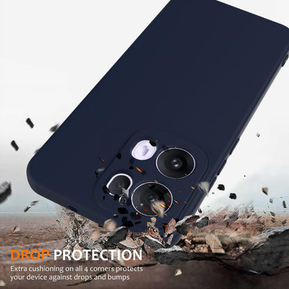 OPPO Reno13 Pro 5G Global Shockproof Silicone MagSafe Phone Case with Microfibre Lining Magnetic Cover