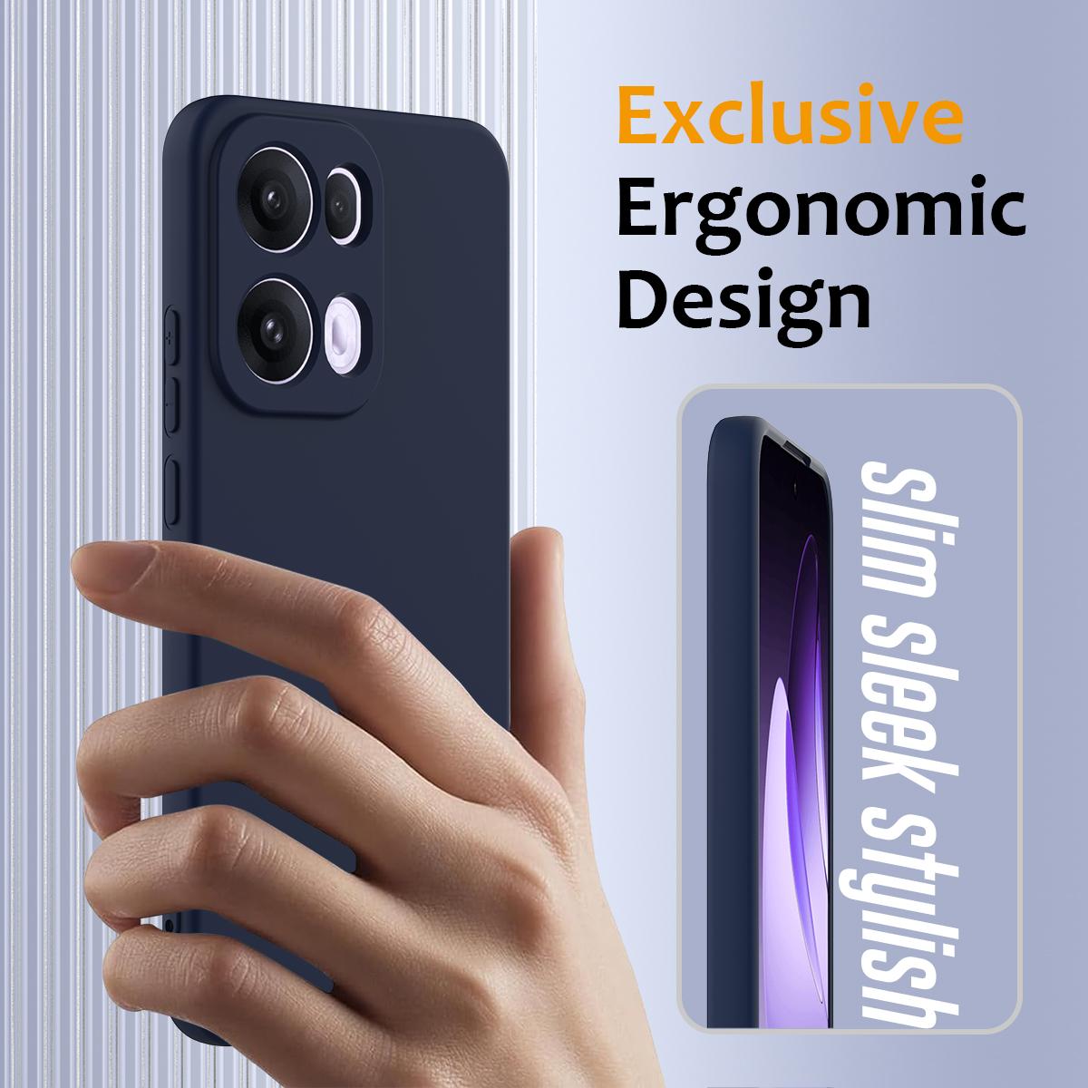 OPPO Reno13 Pro 5G Global Shockproof Silicone MagSafe Phone Case with Microfibre Lining Magnetic Cover