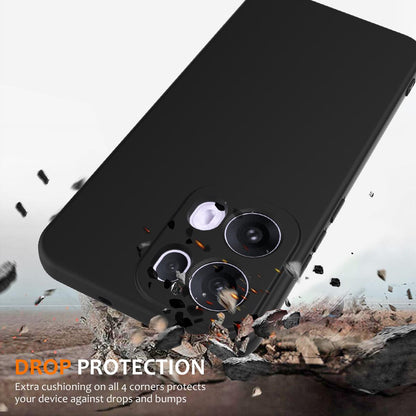 OPPO Reno13 Pro 5G Global Shockproof Silicone MagSafe Phone Case with Microfibre Lining Magnetic Cover