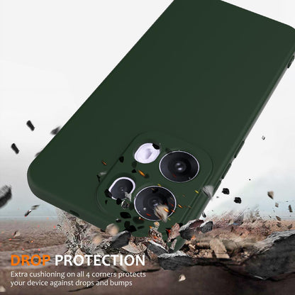 OPPO Reno13 Pro 5G Global Shockproof Silicone MagSafe Phone Case with Microfibre Lining Magnetic Cover