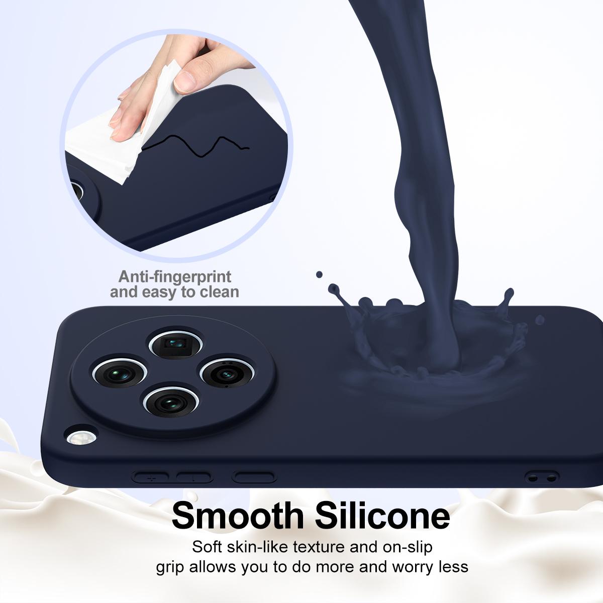 OPPO Find X8 Shockproof Silicone MagSafe Phone Case with Microfibre Lining Magnetic Cover