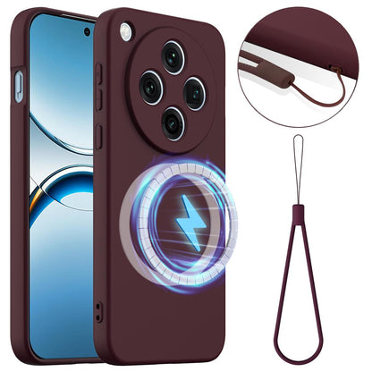 OPPO Find X8 Shockproof Silicone MagSafe Phone Case with Microfibre Lining Magnetic Cover